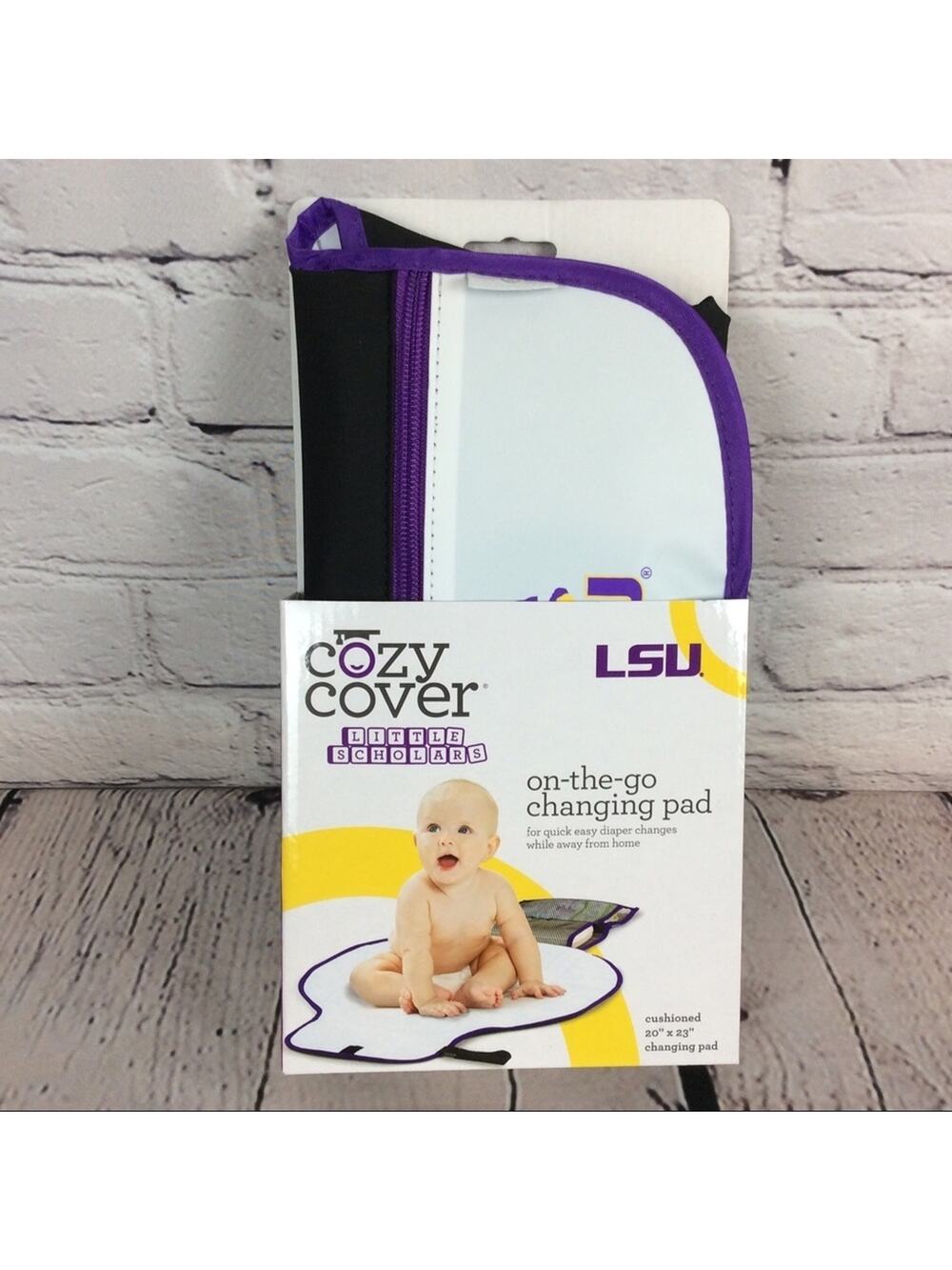 🐯NCAA LSU TIGERS Cozy Cover Diaper Changing Pad